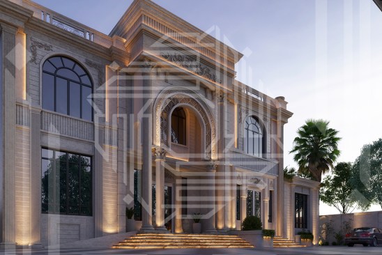 Classical Villa Exterior View 5