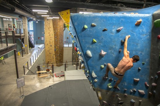 High Point Climbing and Fitness, the operator of the exterior wall, also boasts state-of-the-art interior climbing. 