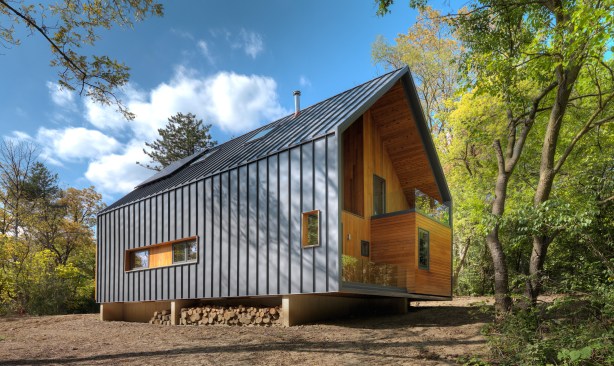 South Facade, pre-landscaping