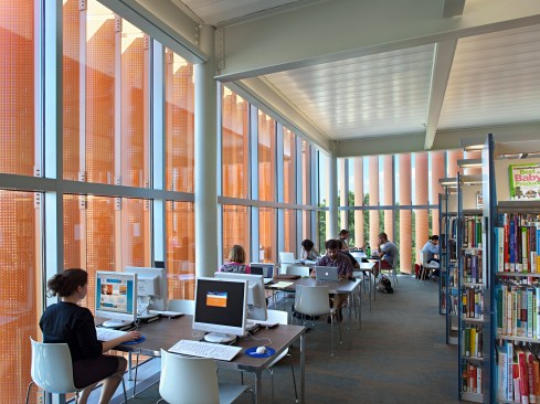 Reading room on level 2