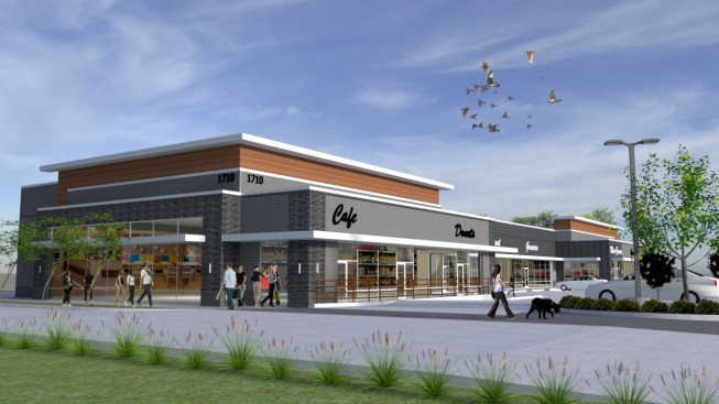 Creekside retail South view