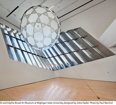 More than 70 percent of the 46,000-square-foot facility is dedicated to exhibition space.