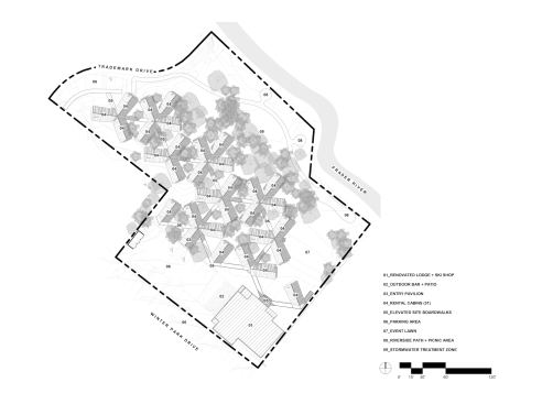 A-Frame Club - Site Plan