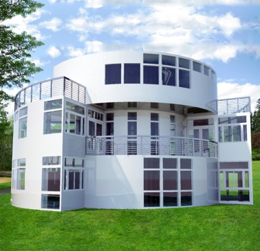 Fiberglass house