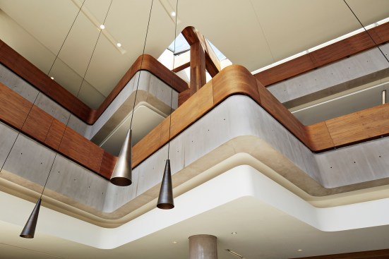 Looking up in The Great Hall