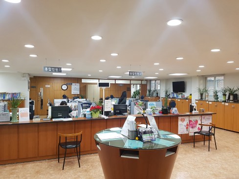 Before construction interior, where civil affairs office