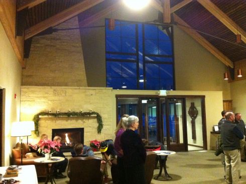 Front entry & Gathering room