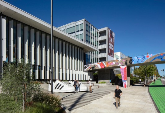 Intersection and Canteen at adidas Village 