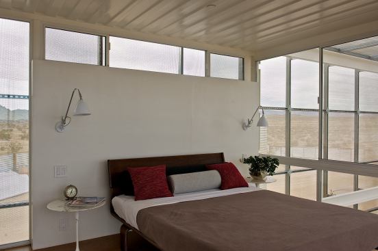 Large openings allow light to filter into all public and private spaces.