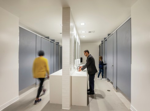 The California State University Chico State Physical Sciences Building all gender bathrooms and lactation rooms