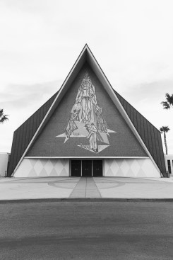 Paul Revere Williams’ Guardian Angel Cathedral, Las Vegas, Nevada, 1963, 2021, chromogenic print.