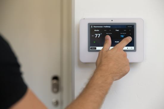 With Vivint's energy management system, residents can see in real time how much power the home is producing and consuming.