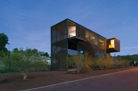 With a residential loft above and a two-level architecture studio below, the 2008 Project of the Year, Xeros Residence, wraps live and work functions in a 1,650-square-foot package. For more information on this project, 
click here.