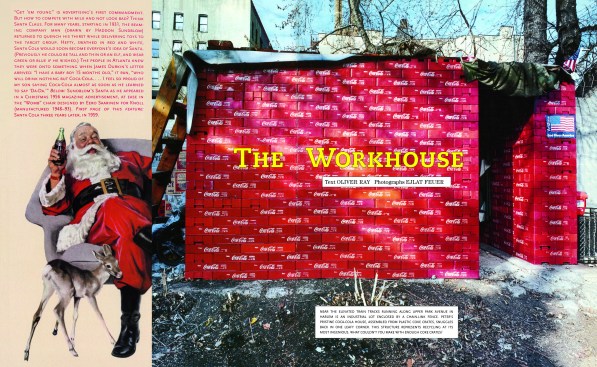 A house in Harlem made from plastic Coke crates, as depicted in the Winter 2002-03 issue of "Nest"