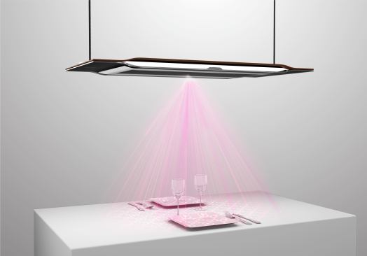 ICE, by Spanish designer Julen Pejenaute, can be used as a basic lamp with adjustable brightness or color, but it will also scan ingredients you've already chosen and give suggestions on meals that can be made from those ingredients. Users also will have access to a database of recipes, and ICE will guide you every step of the way.