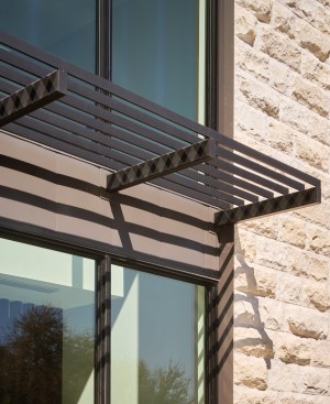 Exterior Detail, Inverse House by Matt Fajkus Architecture