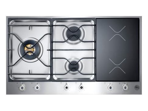 The Design Series segmented cooktop offers a versatile and less expensive way for consumers to attain induction technology. Measuring 36 inches wide, the product offers a gas dual-burner, a rapid or semi-rapid burner in the middle, and a two-zone induction. The combinations are factory assembled for a seamless cooktop with a single cut-out for ease of installation. us.bertazzoni.com.