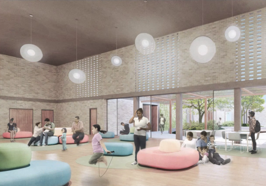 Respite center multipurpose room