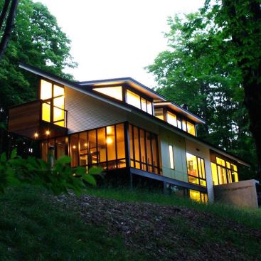 Architect: Jeff Stetter, Gossens Bachman Architects, Montpelier, VT &nbsp; Marvin’s High-R Tripane glazing contributes to the thermal efficiency of this building.