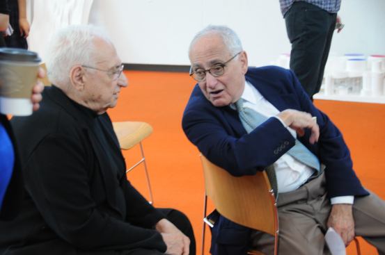 Yale Davenport Visiting Professor Frank Gehry and Robert A.M. Stern