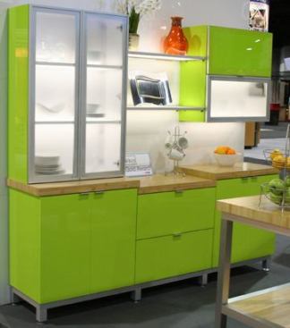 The manufacturer’s Parapan doors are made from formaldehyde-free, high-gloss solid surface that is highly durable. Measuring 18 millimeters thick, the solid surface material is UV- and fade-resistant and easy to clean and maintain. It comes in 20 colors. www.element-designs.com.