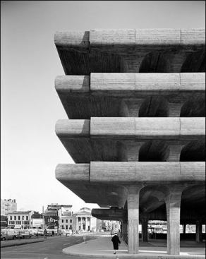 New Haven Parking Garage, New Haven, Conn., by Paul Rudolph