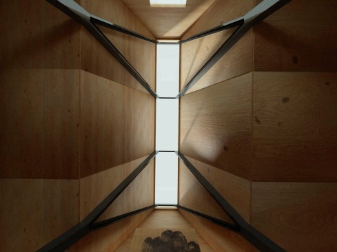 The Group Meditation Room _Skylight view