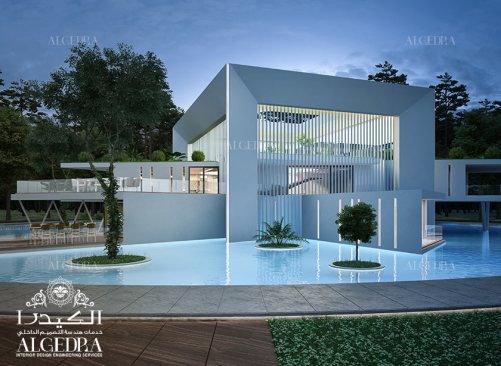 Modern villa architectural design