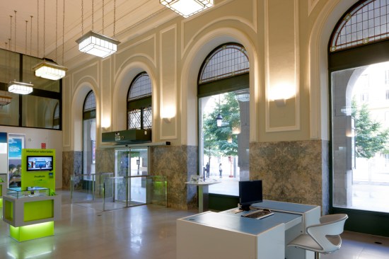 Entrance and Customer Service Desk