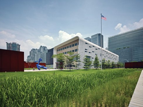 The consulate building is representative of a quality that we want to continue to see in foreign projects, where our soft culture can be embraced,” juror Sheila Kennedy said.