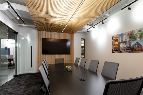 A client wet bar at Weber Thompson's office. 