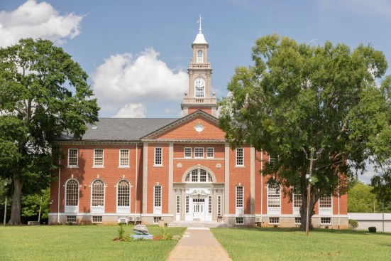 Savery Library on the campus of Talladega College in Talladega, Ala.