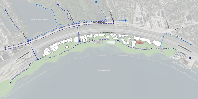 Parkshore Bike Lane Map