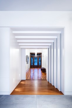 View of existing central gallery and transitional bridge