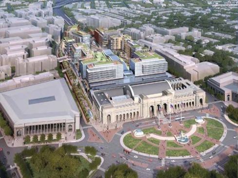 Burnham Place at Union Station Master Plan, Washington.