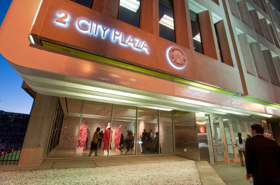 View of Gallery from Street