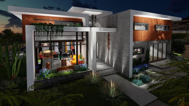Mid-Century-Modern residence custom design in Phoenix Arizona  