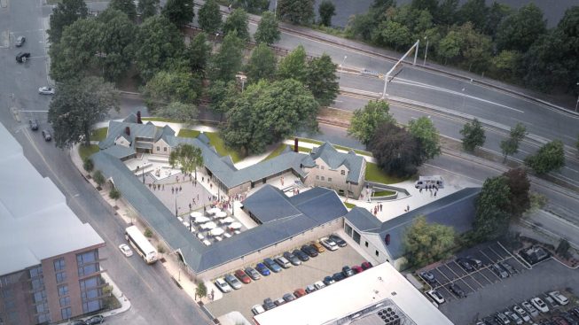 Aerial View, Completed Project