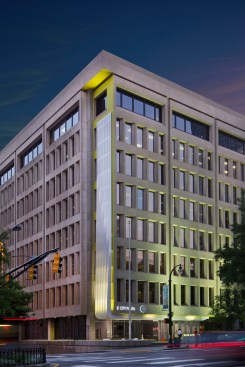 Existing building and New Marquee