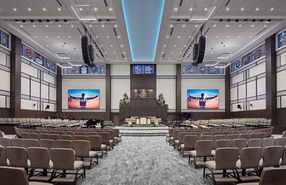 Detail of entrance and stone exterior