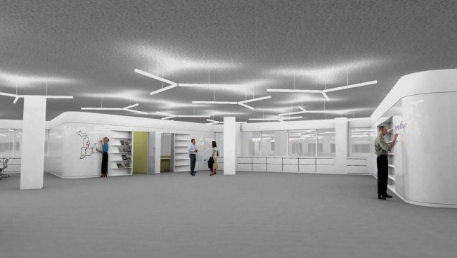 Color Finishing: Open-Plan Area