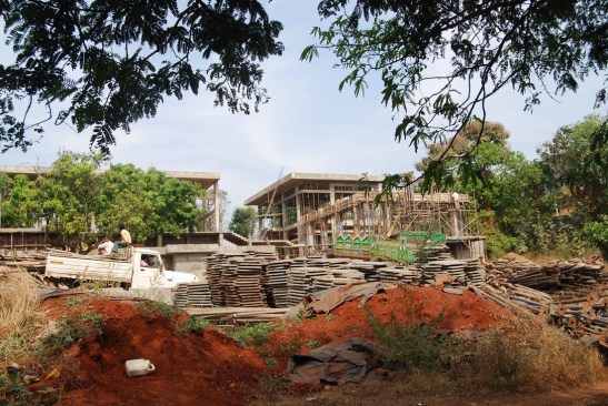 Site Images of the house during construction