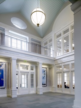 Double height entry lobby