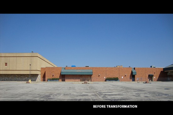 Shopping mall prior to renovation