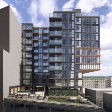 Eleven Hancock rear elevation