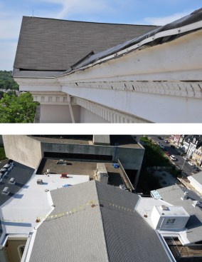 Roof and Cornice - Before and After