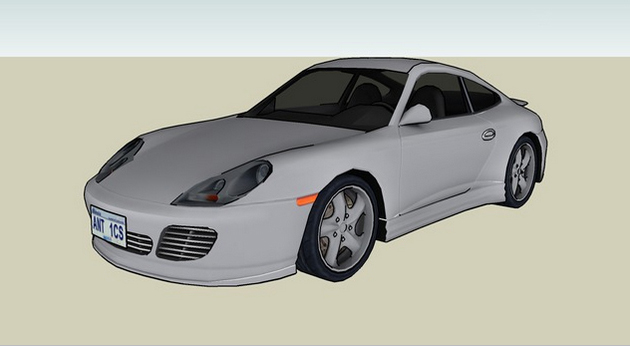3D Warehouse Porsche Car