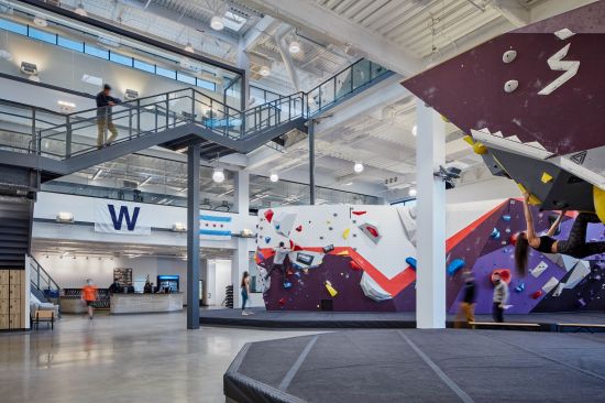 Interior with corner view to Wrigley Field