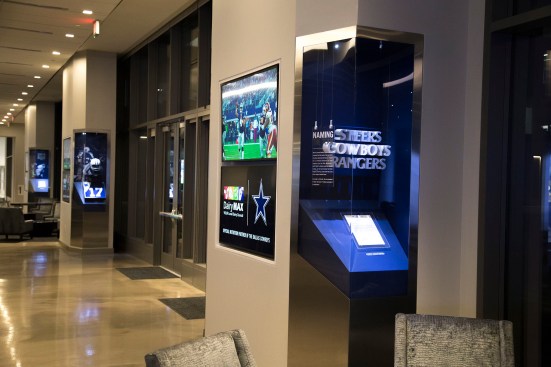 Digital displays throughout the Star allow the space to be easily undateable over time