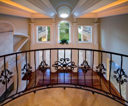 Bridge, looking down on Foyer